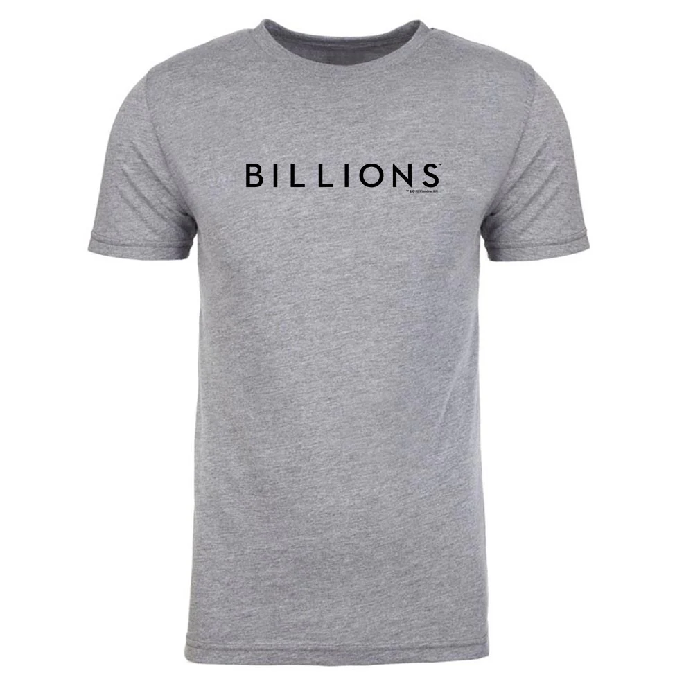 Billions Gold Logo Men's Tri-Blend Short Sleeve T-Shirt - Image 2