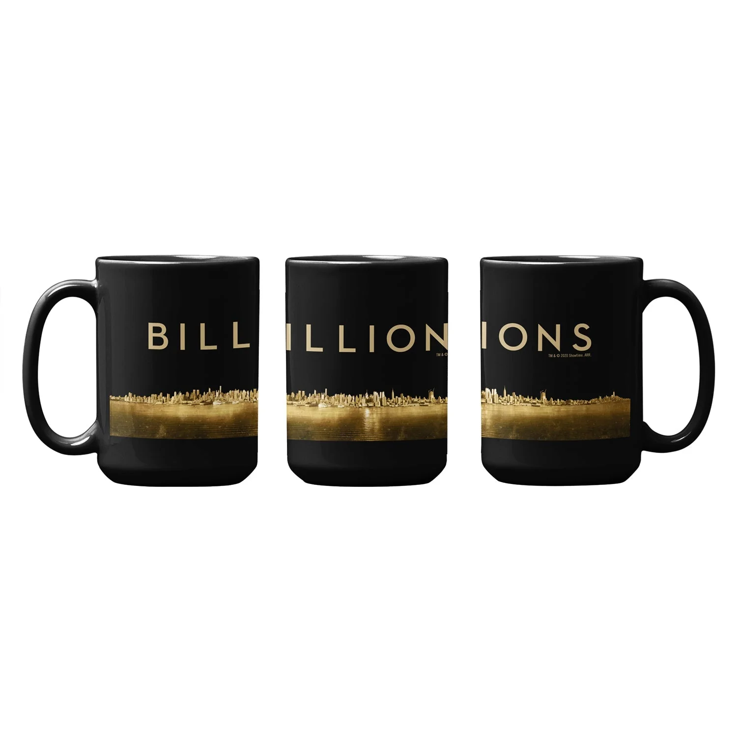 Billions Skyline Black Mug - Image 2