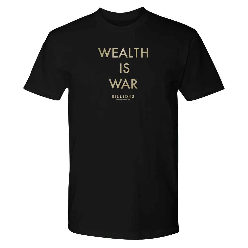 Billions Wealth Is War Adult Short Sleeve T-Shirt