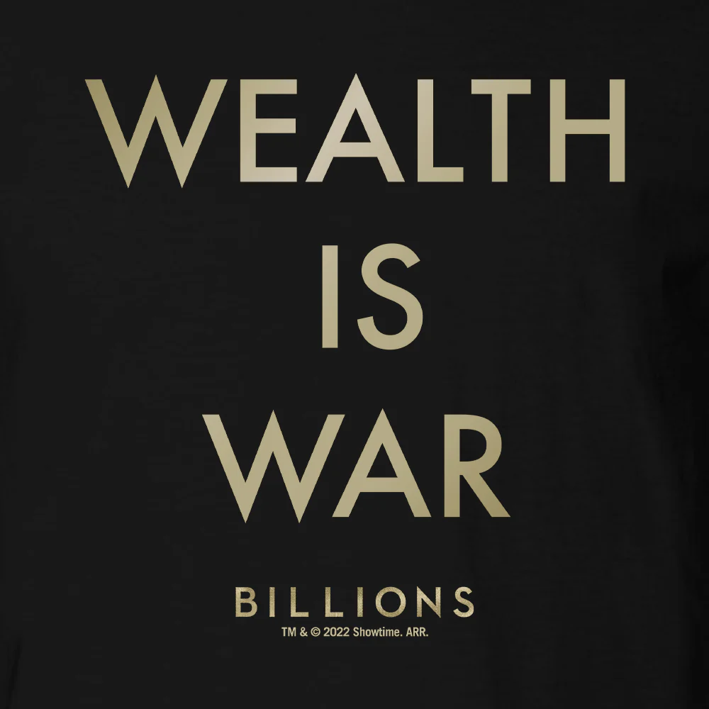 Billions Wealth Is War Adult Short Sleeve T-Shirt - Image 2