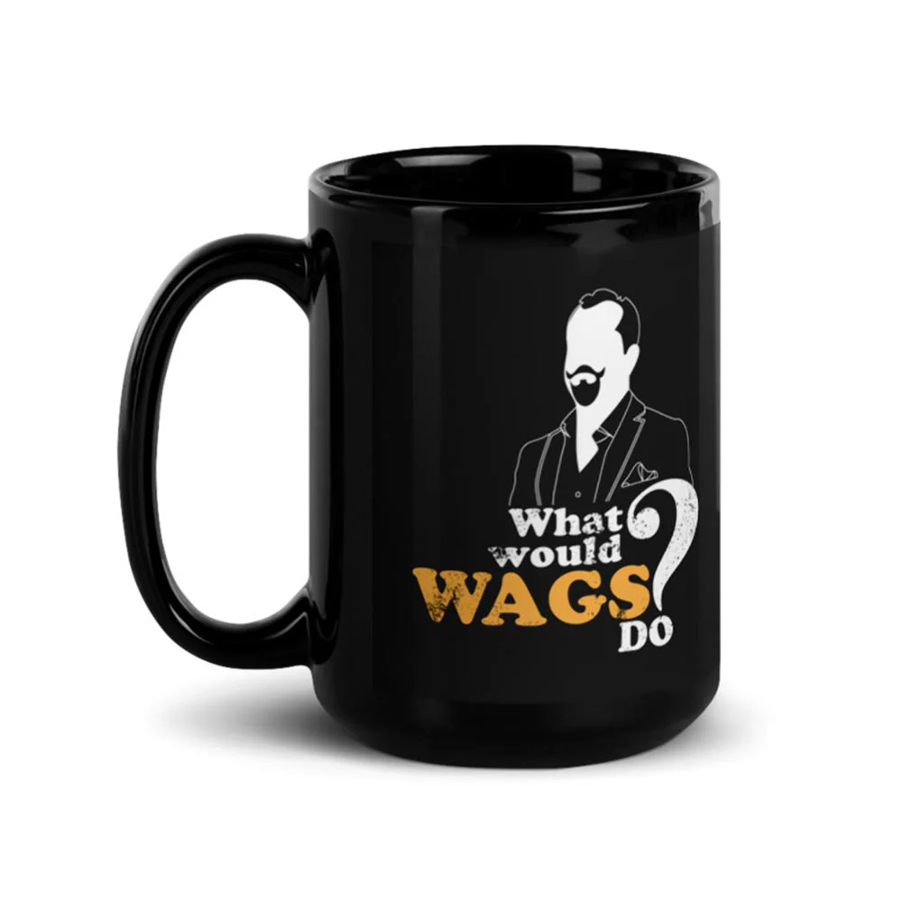 Billions What Would Wags Do? Black Mug - Image 5