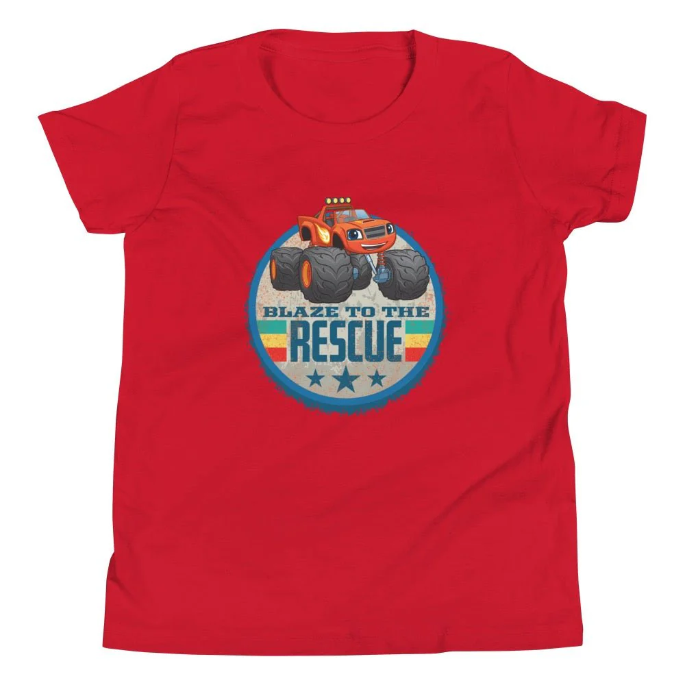 Blaze & The Monster Machines Blaze Rescue Kids T-Shirt - Image 5