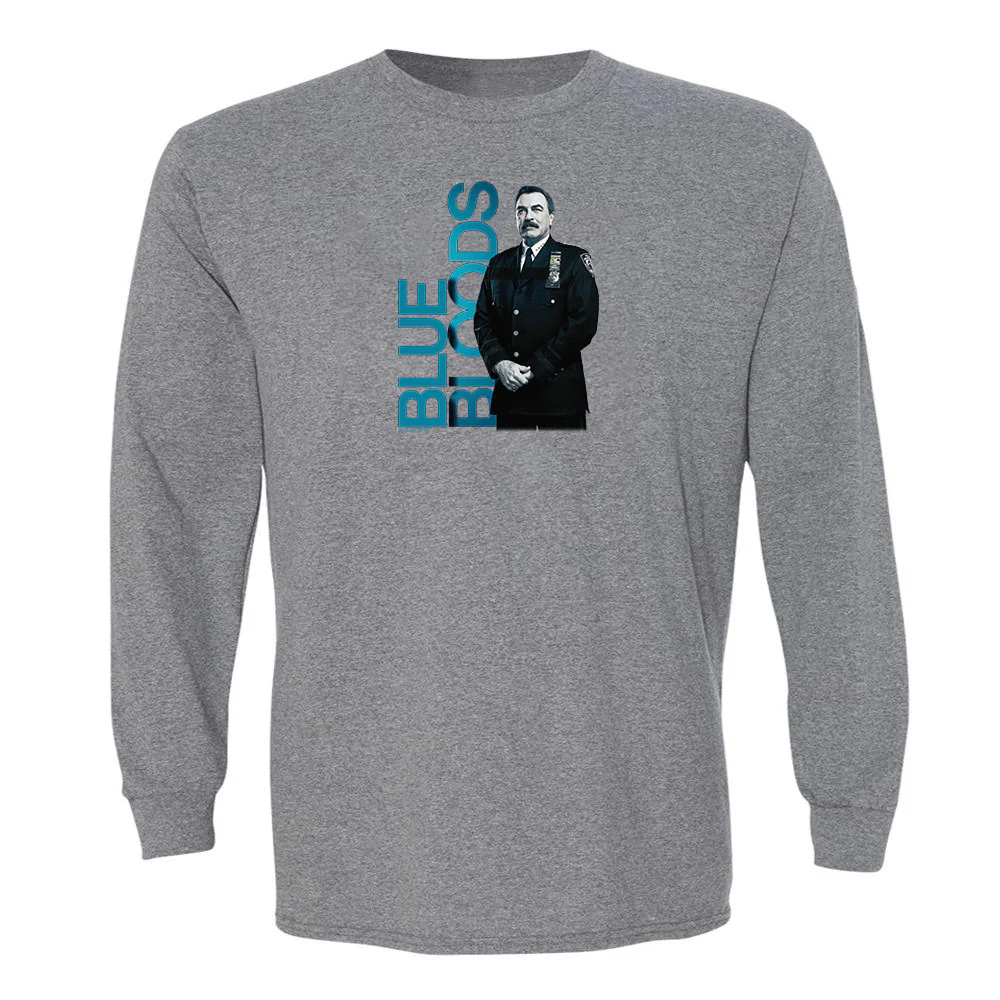 Blue Bloods  Frank Reagan Adult Long Sleeve T-Shirt - Image 3