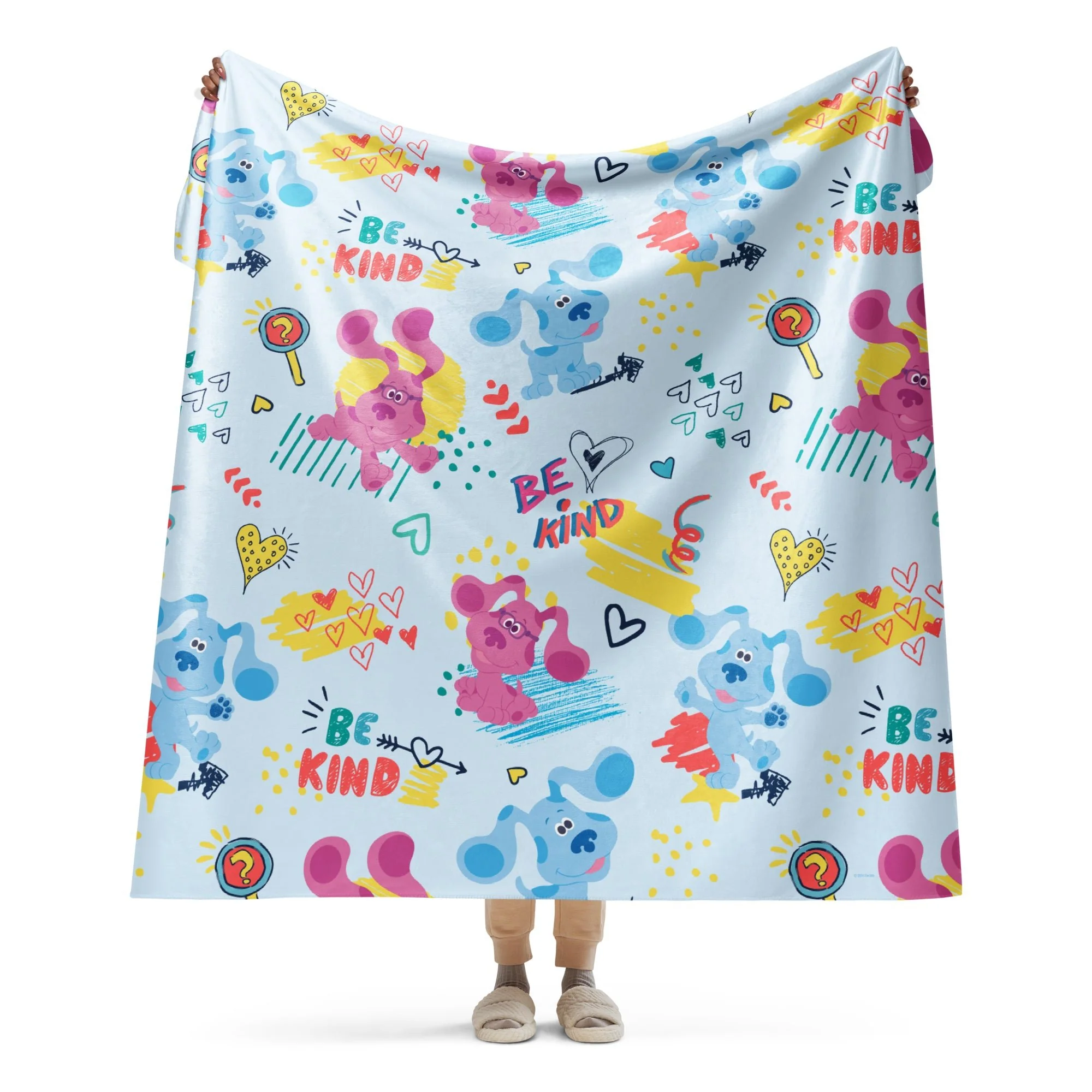 Blue's Clues Be Kind Sherpa Blanket - Image 11