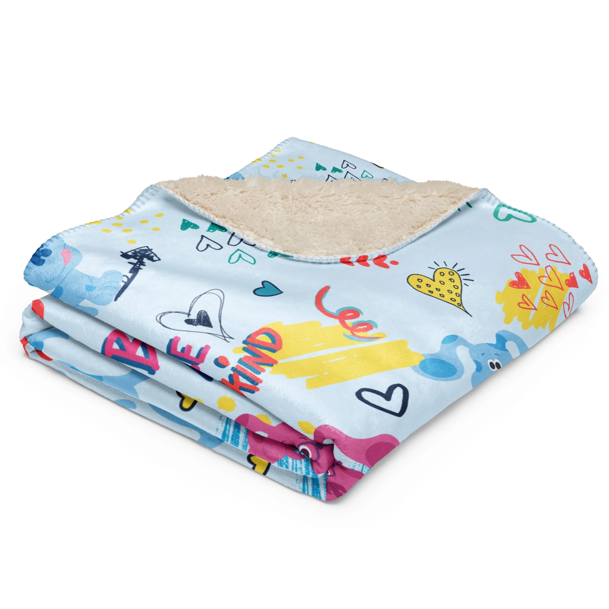 Blue's Clues Be Kind Sherpa Blanket - Image 12