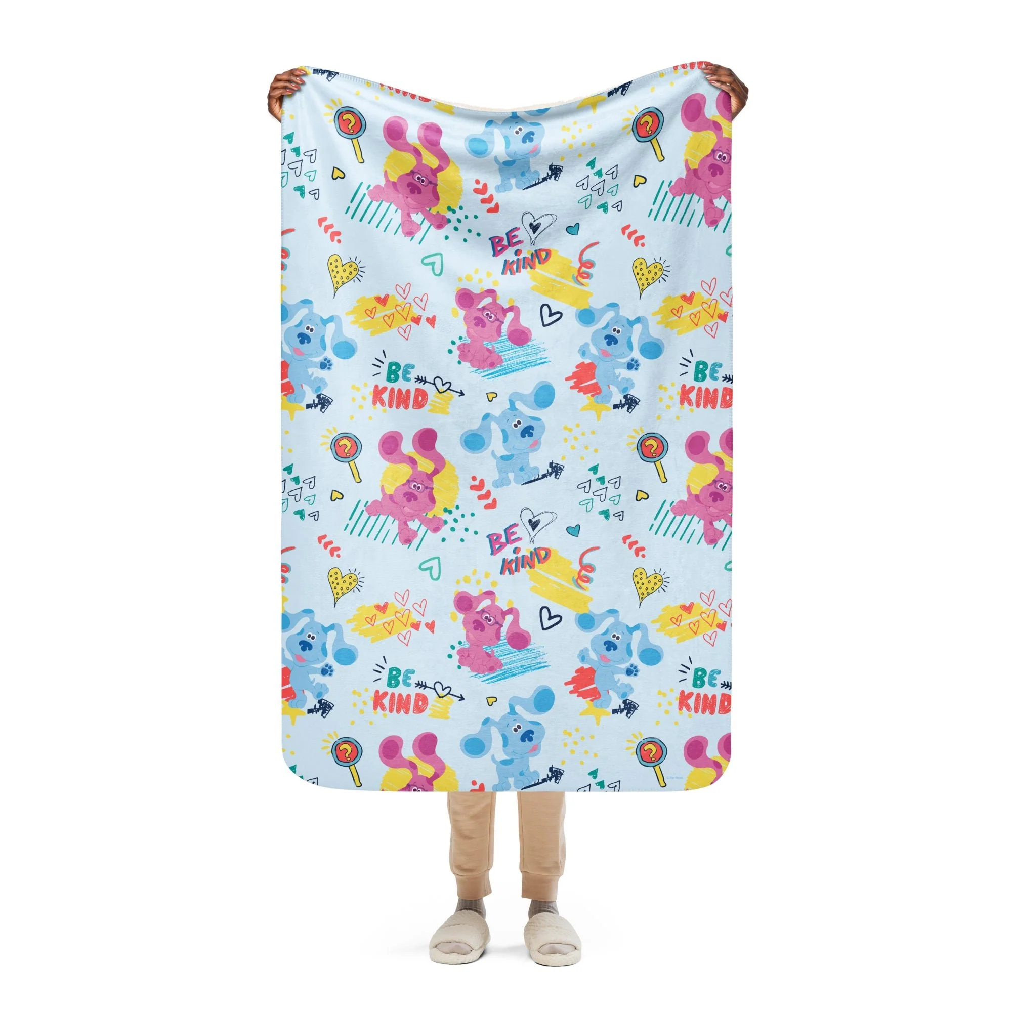 Blue's Clues Be Kind Sherpa Blanket - Image 3