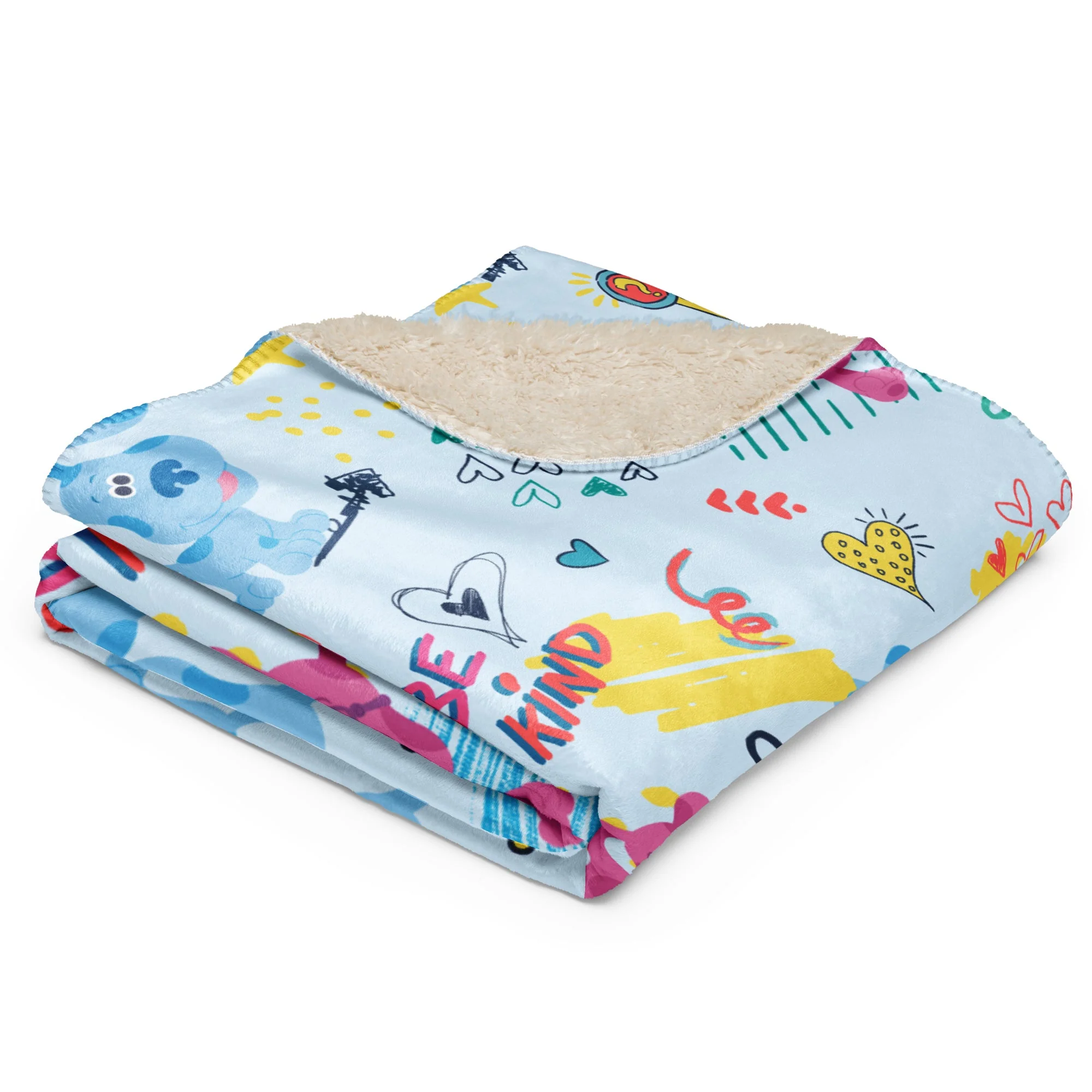Blue's Clues Be Kind Sherpa Blanket - Image 4