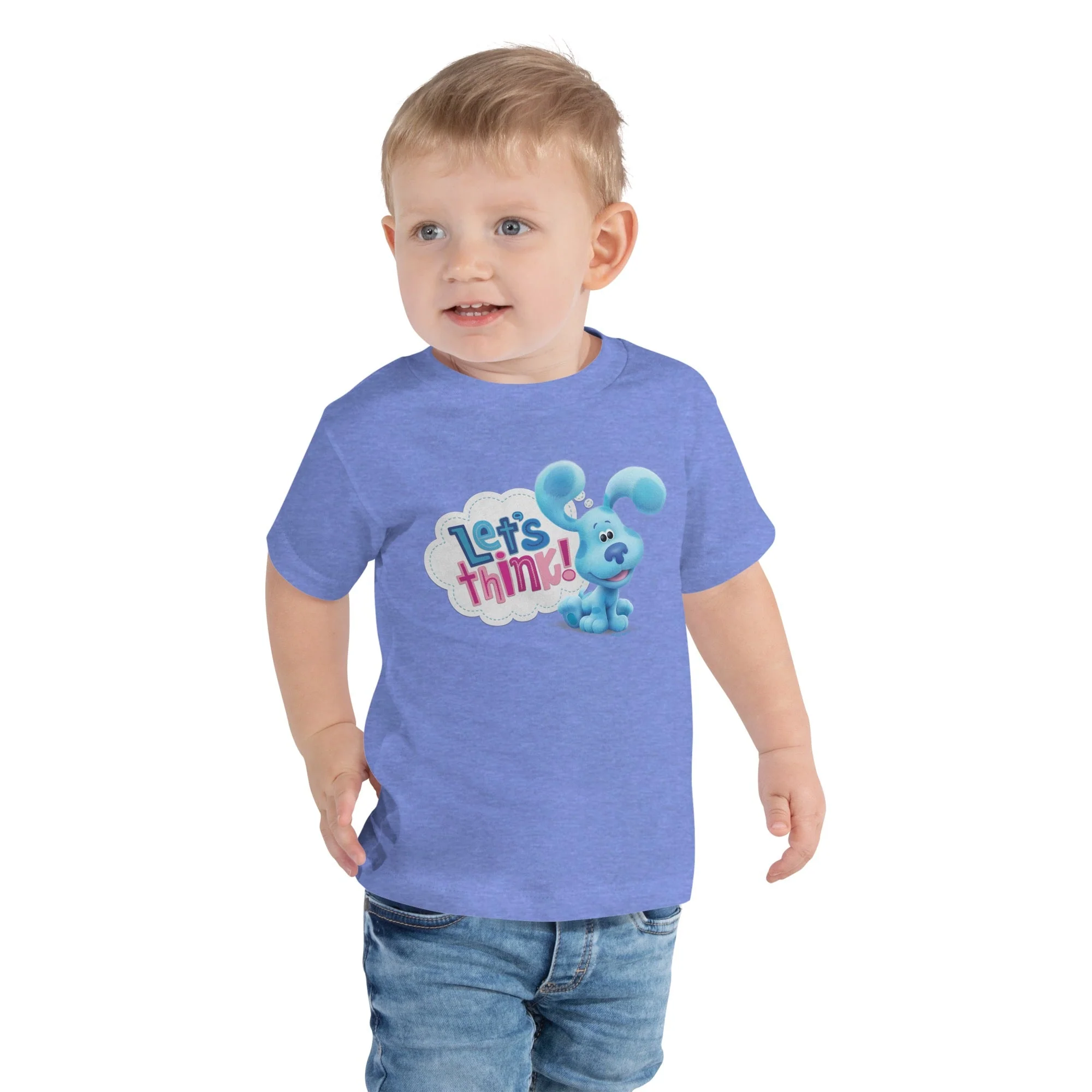 Blue's Clues & You! Let's Think Toddler Short Sleeve T-Shirt - Image 3