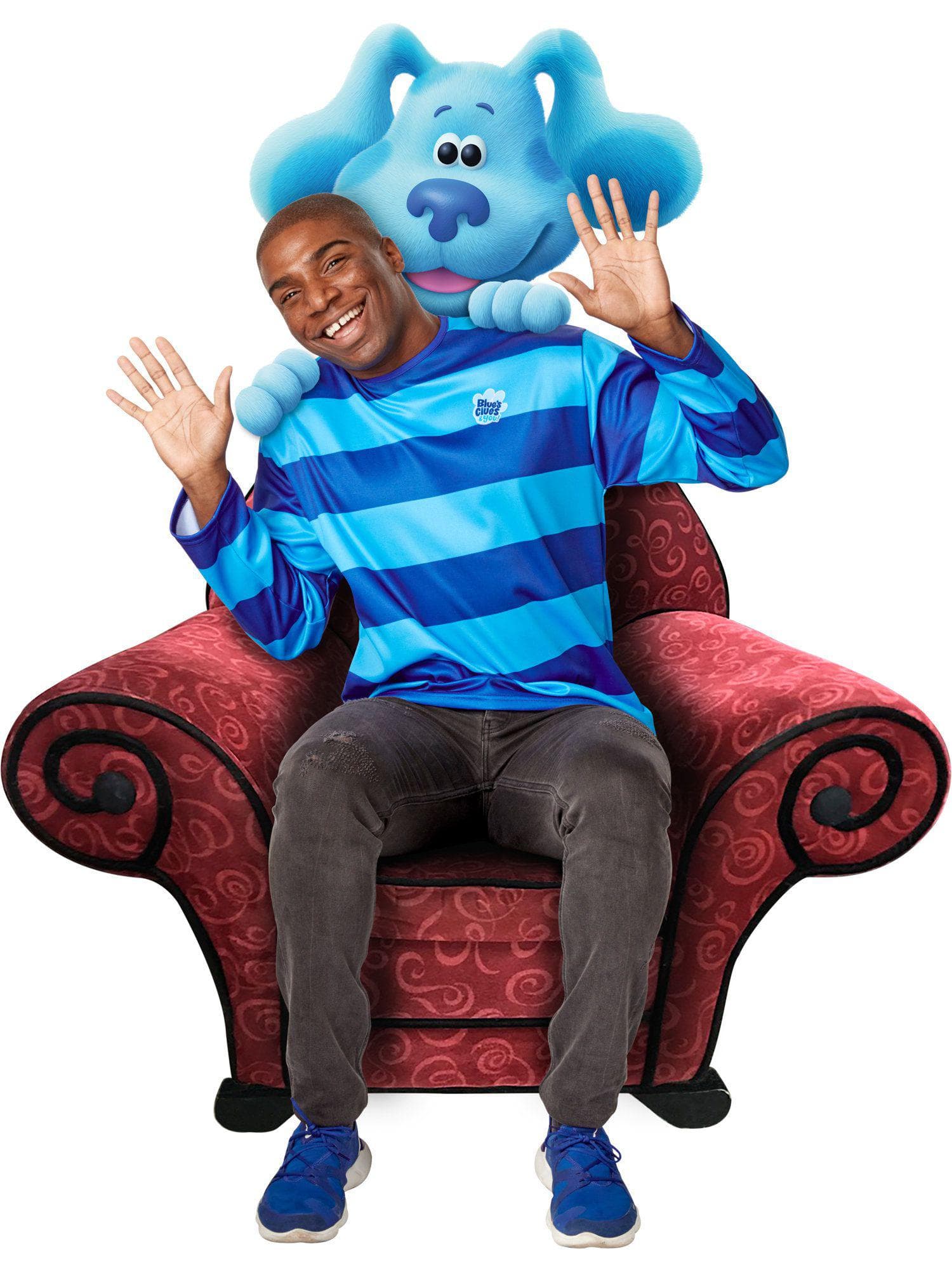 Blue's Clues Adult Josh Costume Shirt - Image 4