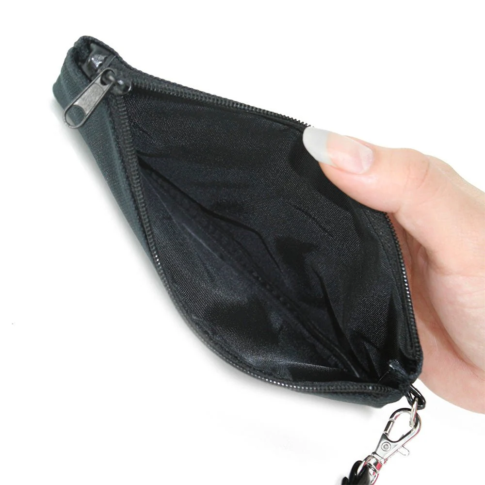 Canvas Zipper Wallet - SMALL - The Legend of Korra Avatar KORRA Bridge Pose and Text Blues - Image 2