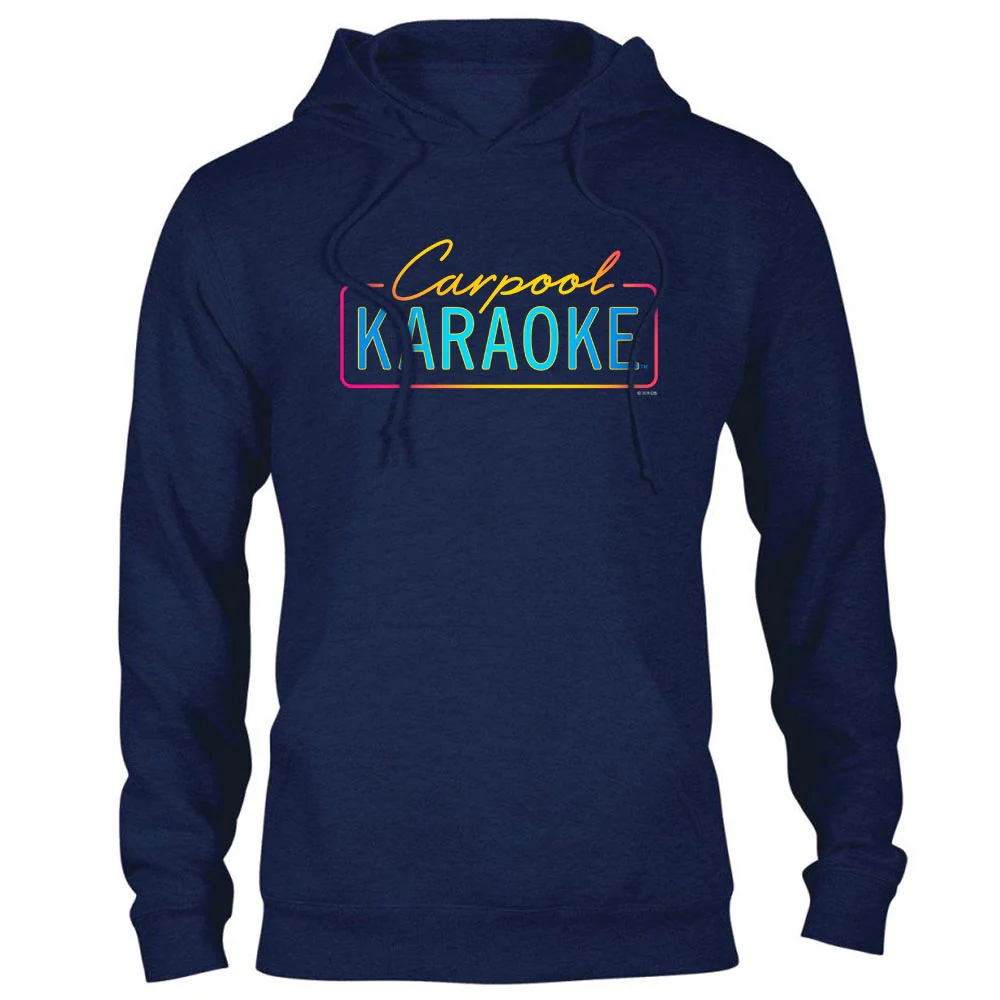 Carpool Karaoke Neon Logo Hooded Sweatshirt - Image 6