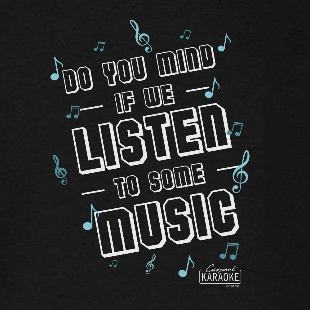 Carpool Karaoke Shall We Listen To Some Music Fleece Hooded Sweatshirt - Image 2