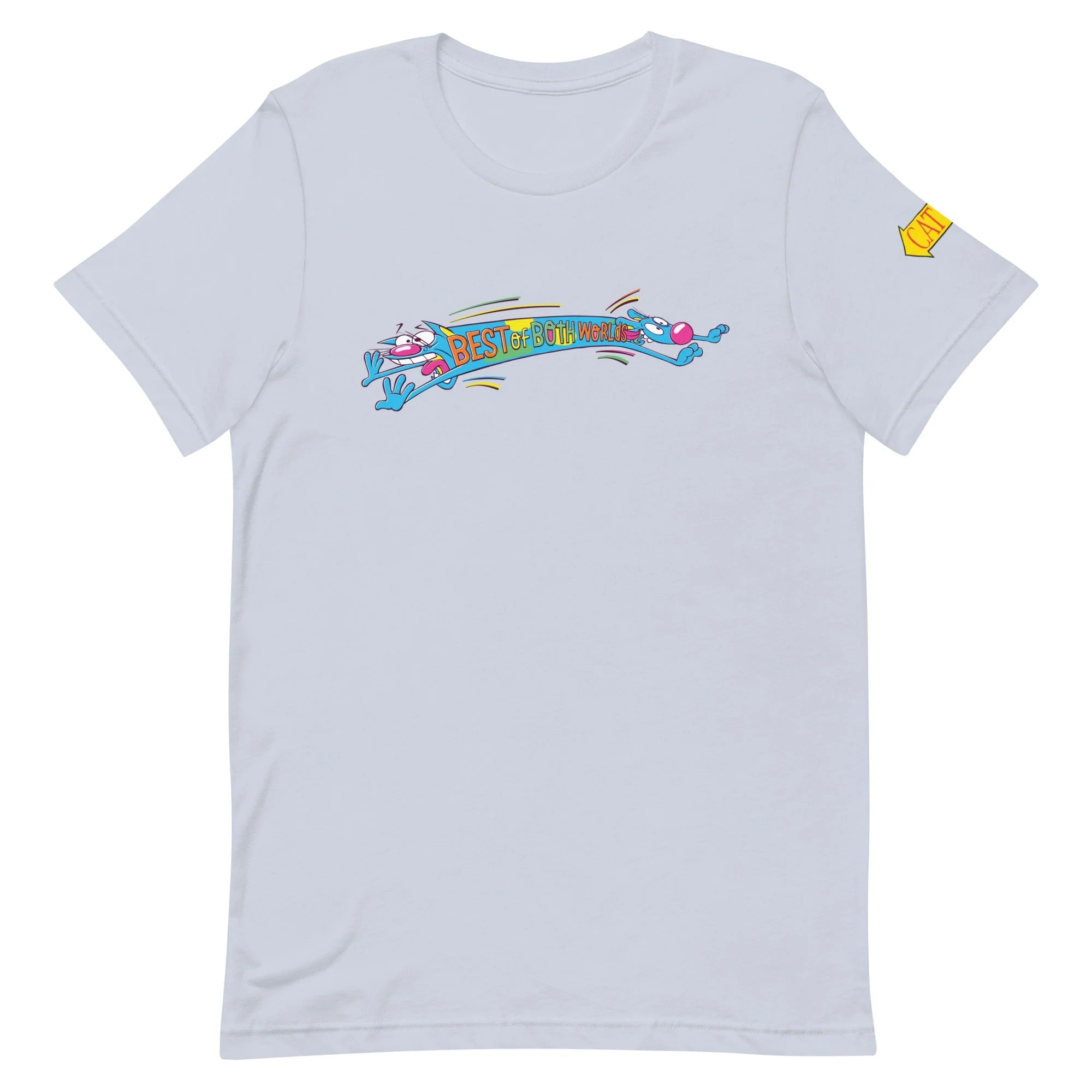 CatDog Best Of Both Worlds Adult Short Sleeve T-Shirt