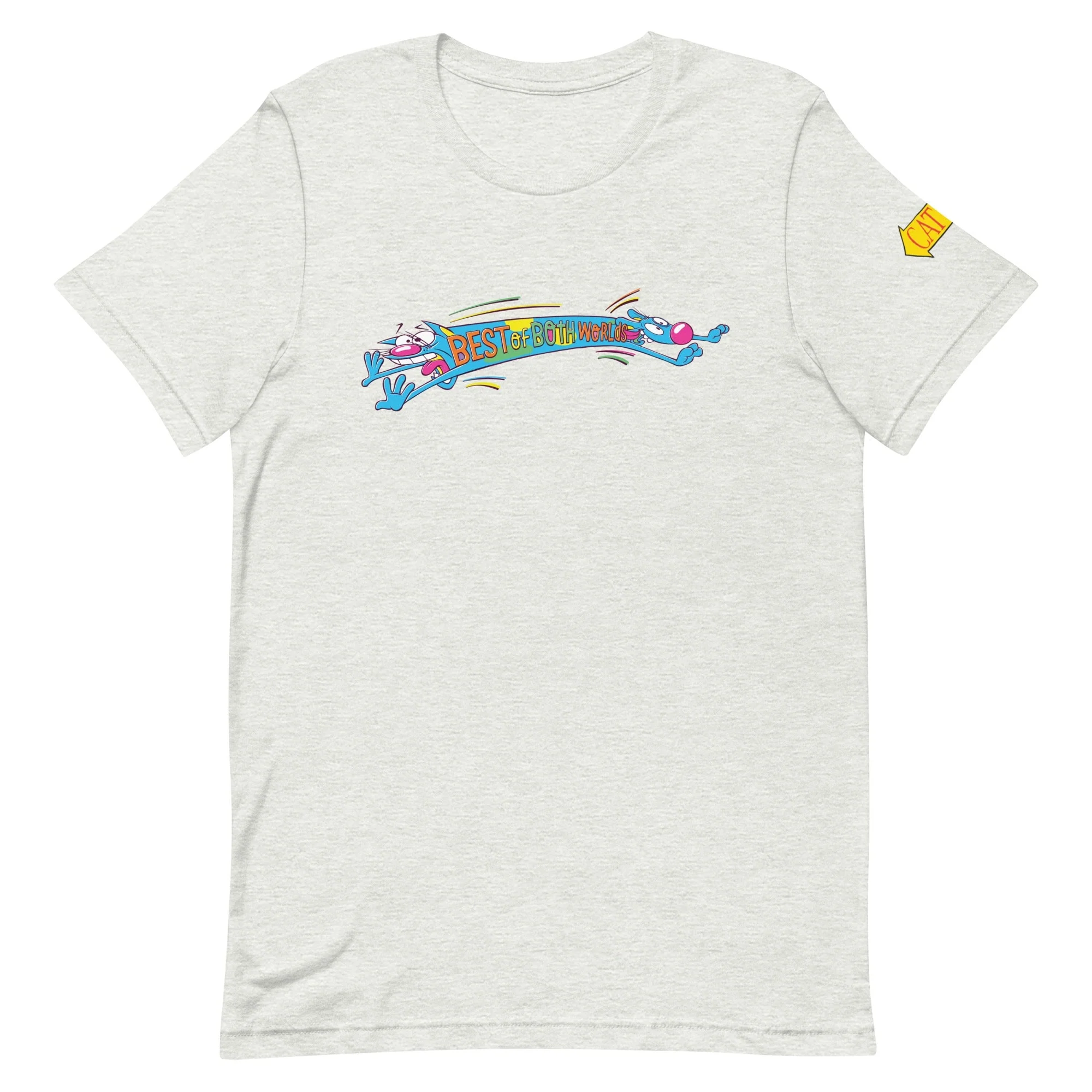 CatDog Best Of Both Worlds Adult Short Sleeve T-Shirt - Image 4