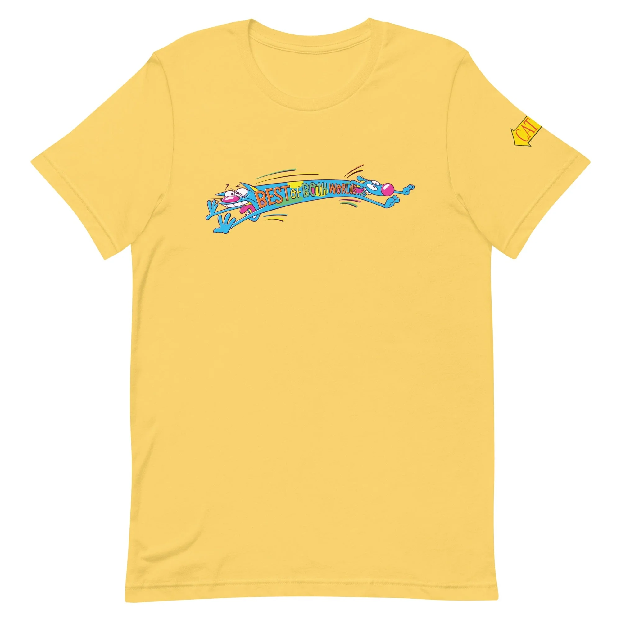 CatDog Best Of Both Worlds Adult Short Sleeve T-Shirt - Image 8