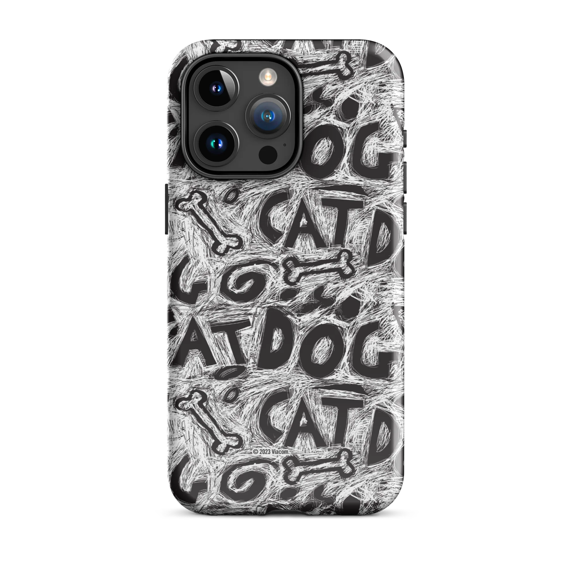 CatDog Scratch Pattern Tough Case for iPhone - Image 46