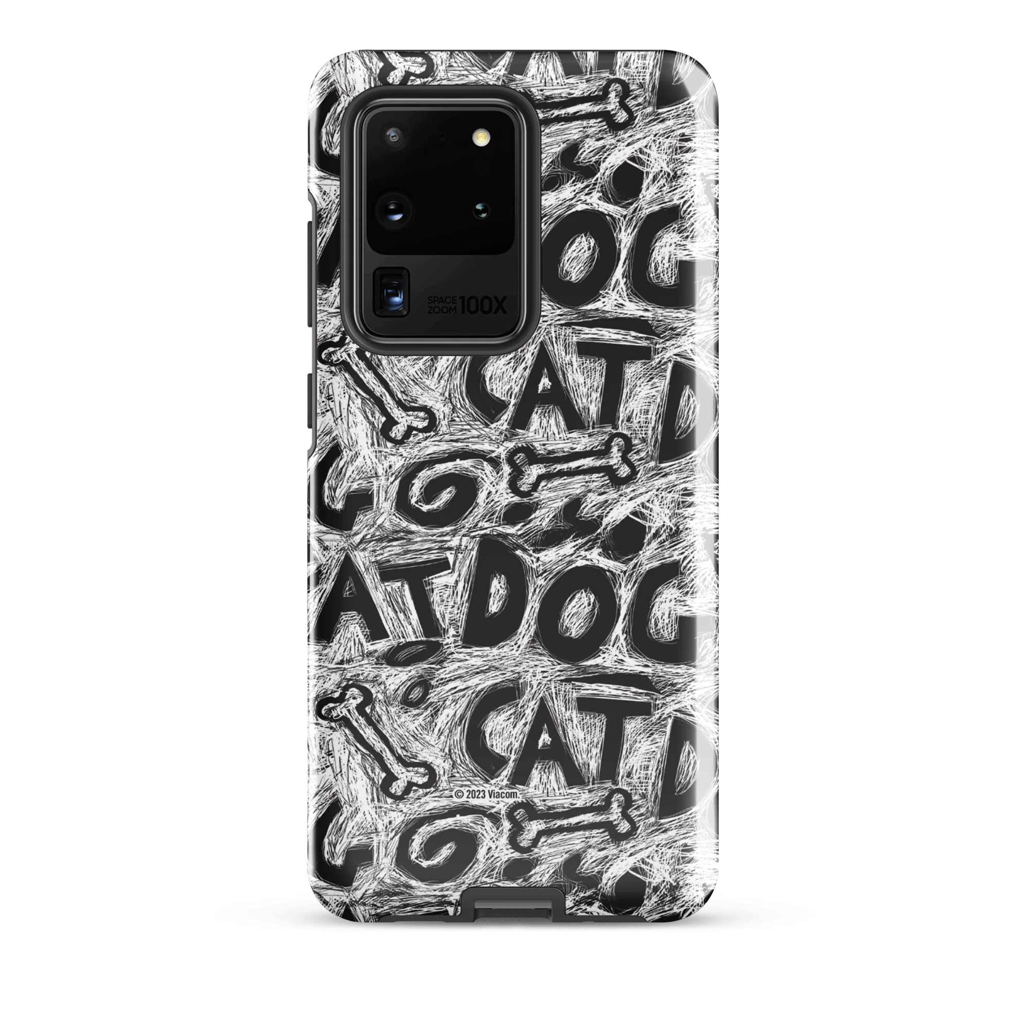 CatDog Scratch Pattern Tough Phone Case - Samsung - Image 10