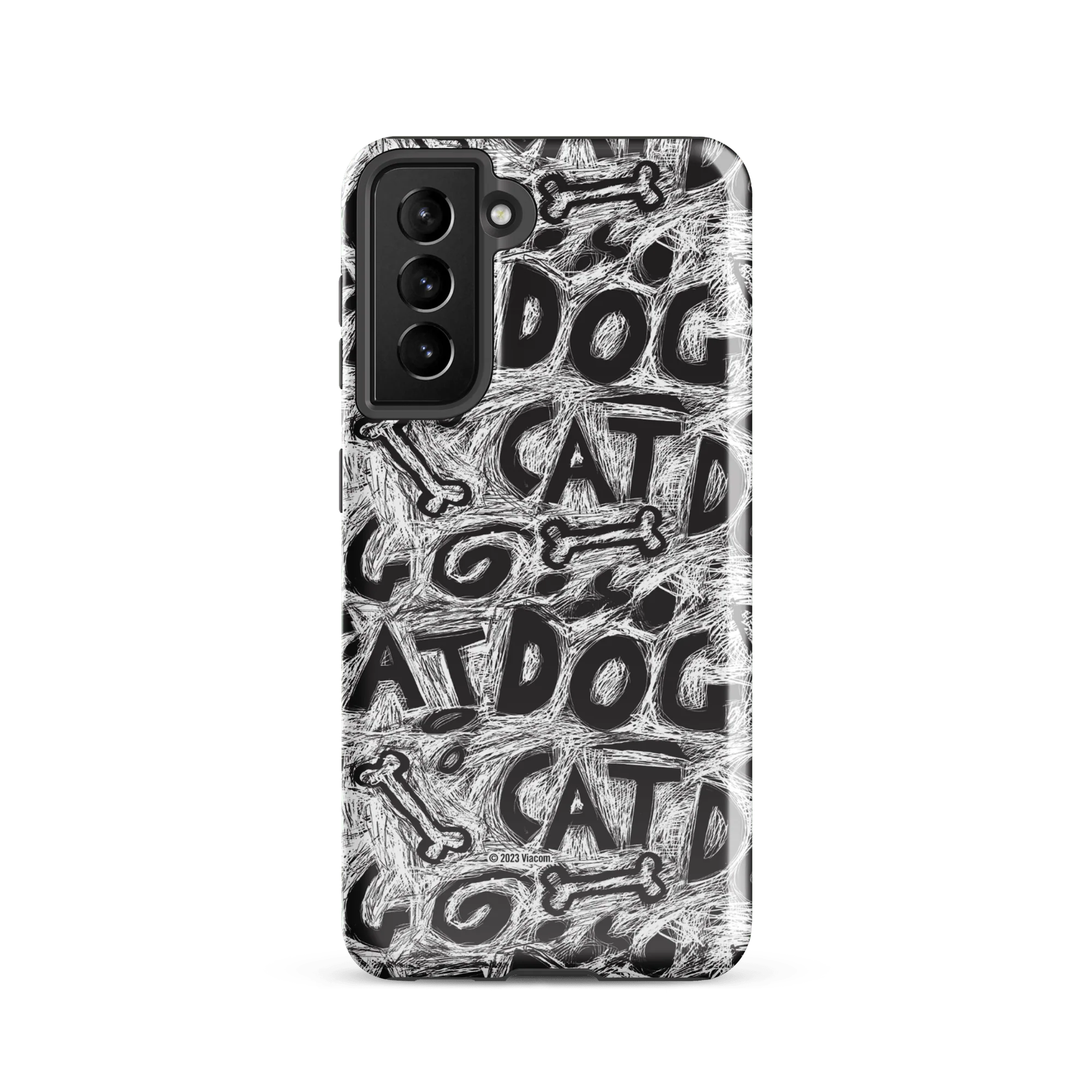 CatDog Scratch Pattern Tough Phone Case - Samsung - Image 13