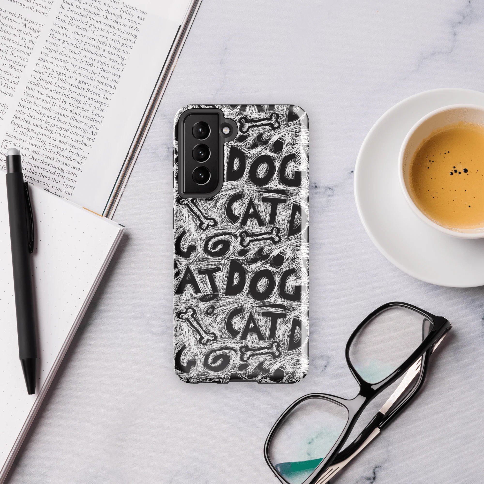 CatDog Scratch Pattern Tough Phone Case - Samsung - Image 15