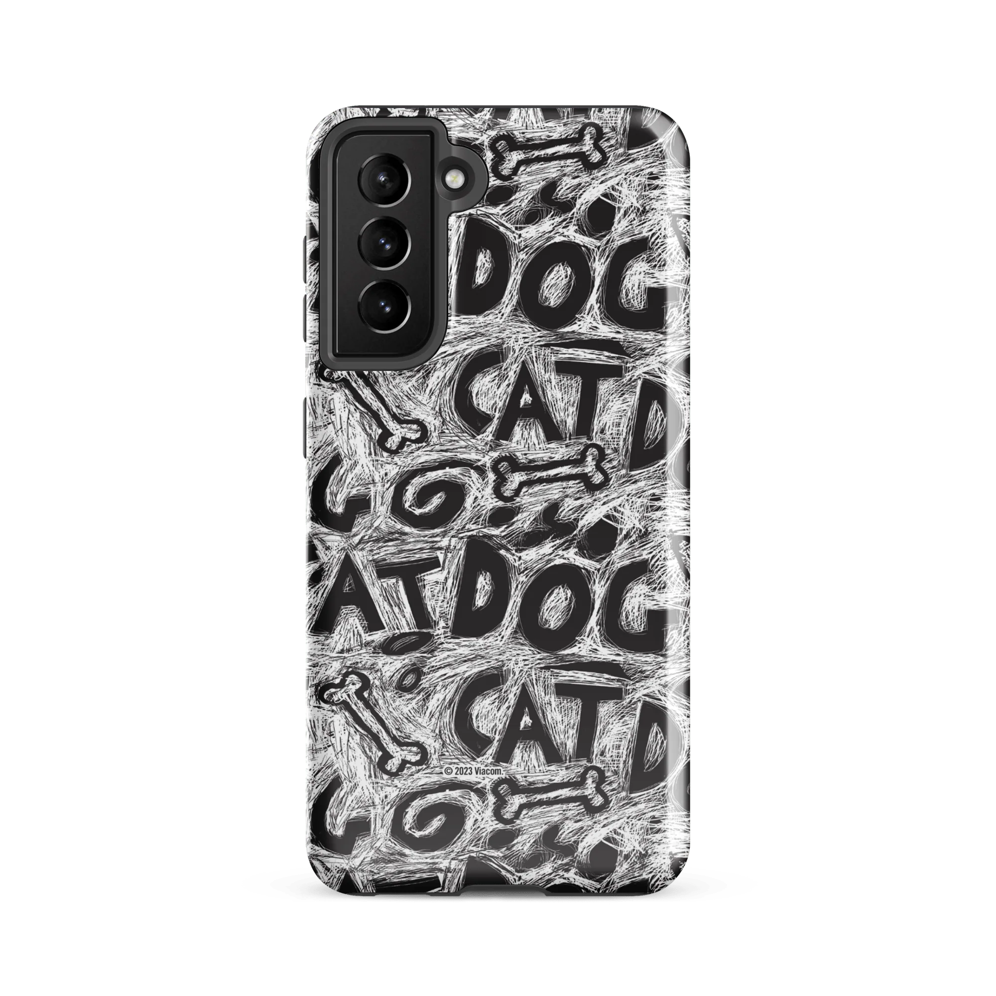 CatDog Scratch Pattern Tough Phone Case - Samsung - Image 16