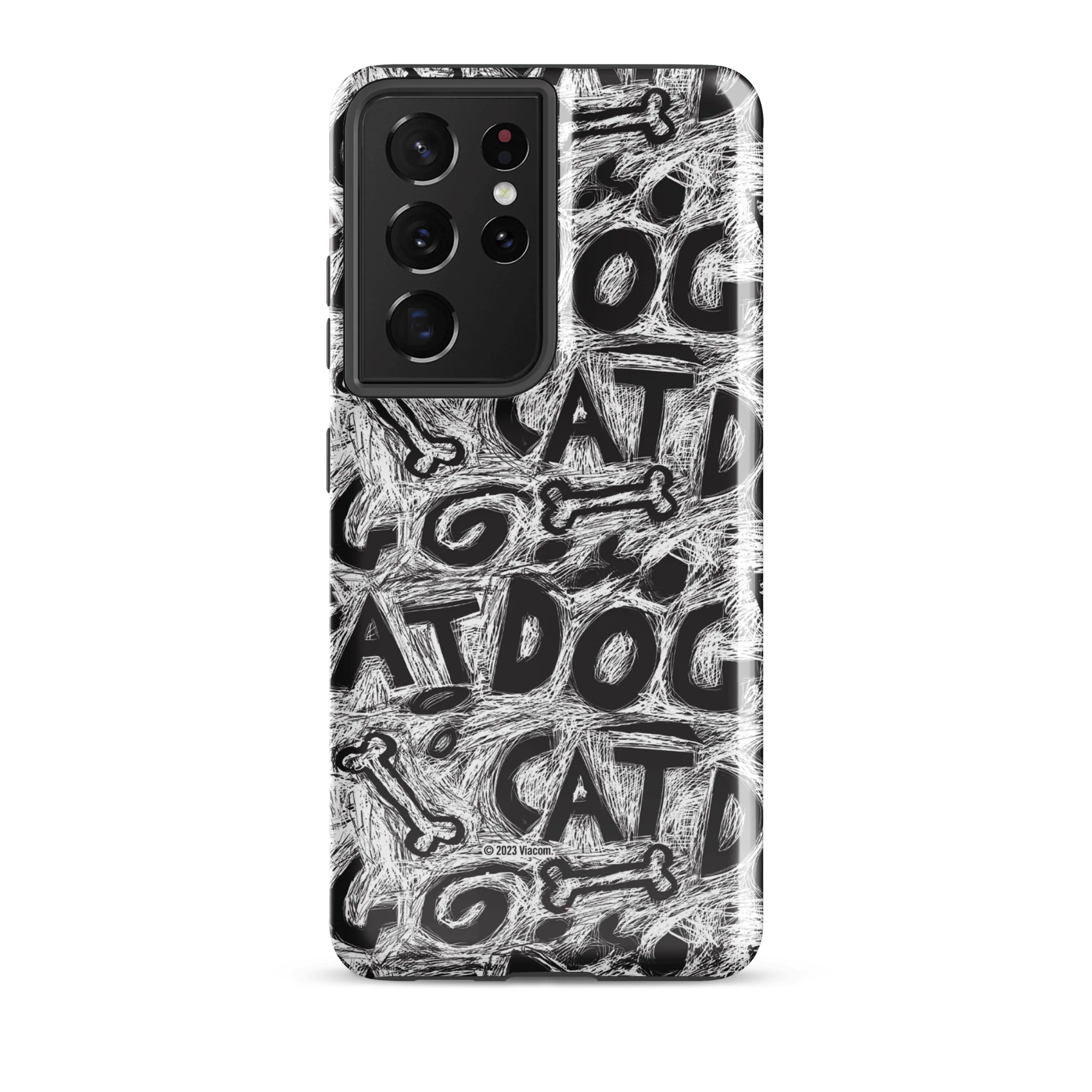 CatDog Scratch Pattern Tough Phone Case - Samsung - Image 22