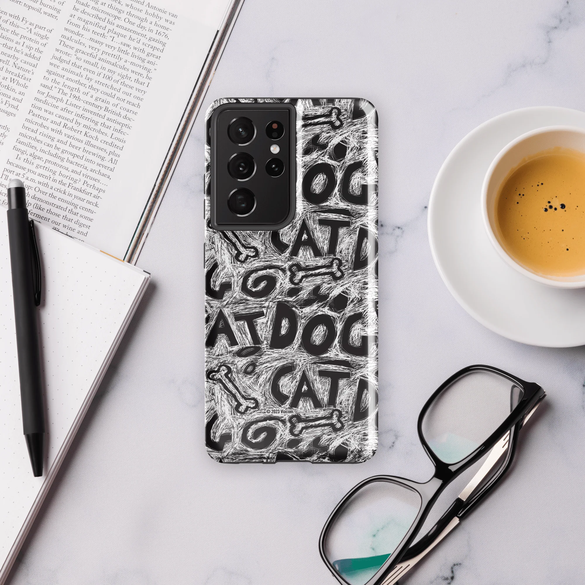 CatDog Scratch Pattern Tough Phone Case - Samsung - Image 24