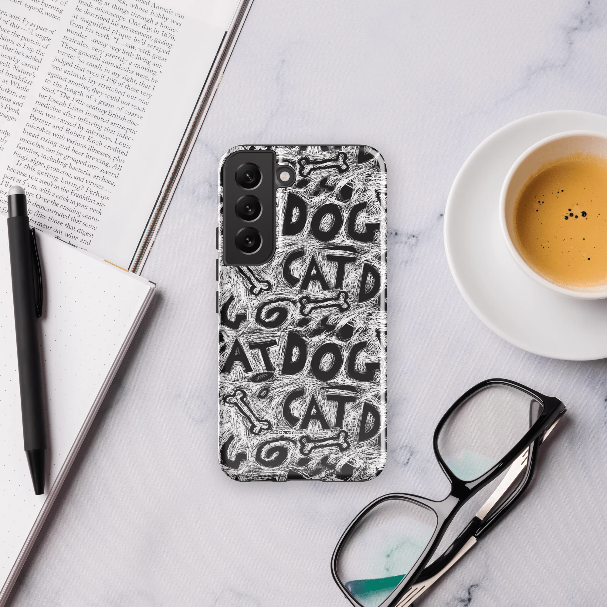 CatDog Scratch Pattern Tough Phone Case - Samsung - Image 27