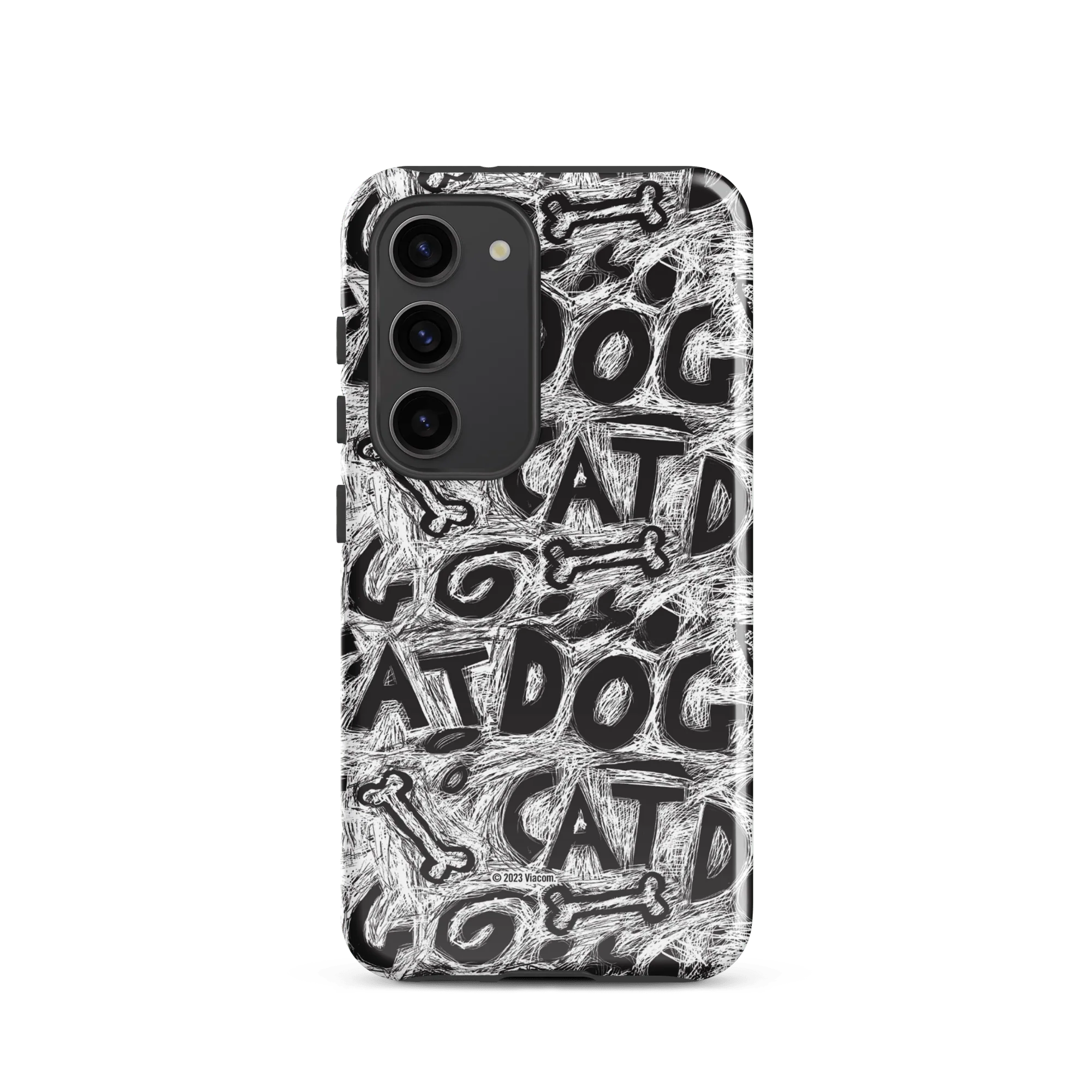 CatDog Scratch Pattern Tough Phone Case - Samsung - Image 34