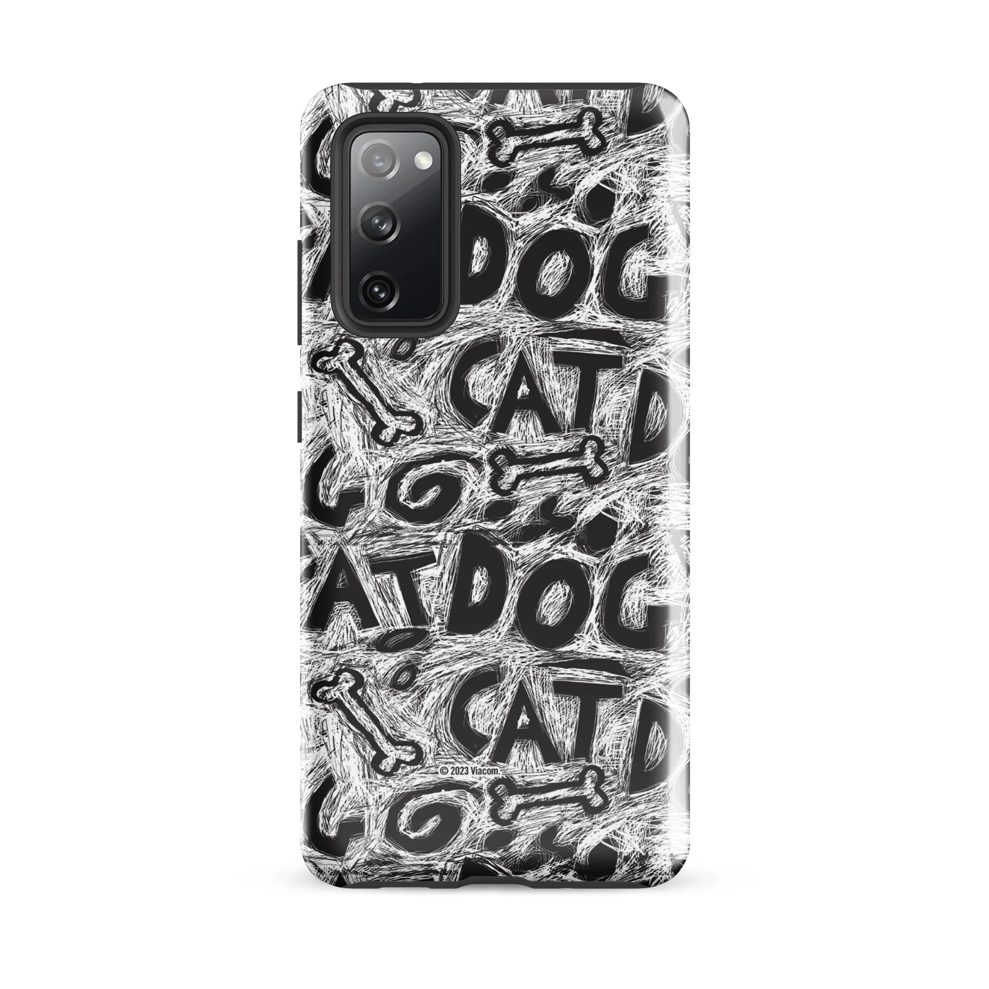 CatDog Scratch Pattern Tough Phone Case - Samsung - Image 4