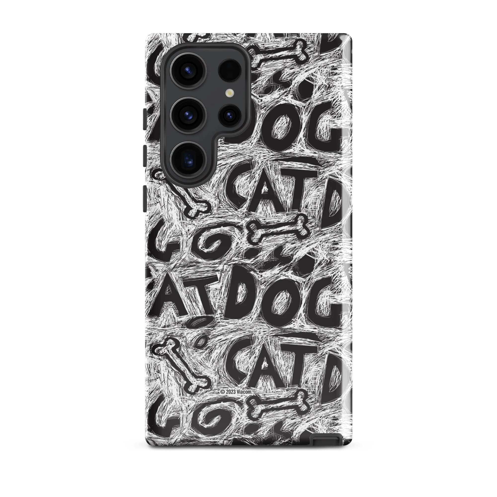CatDog Scratch Pattern Tough Phone Case - Samsung - Image 40