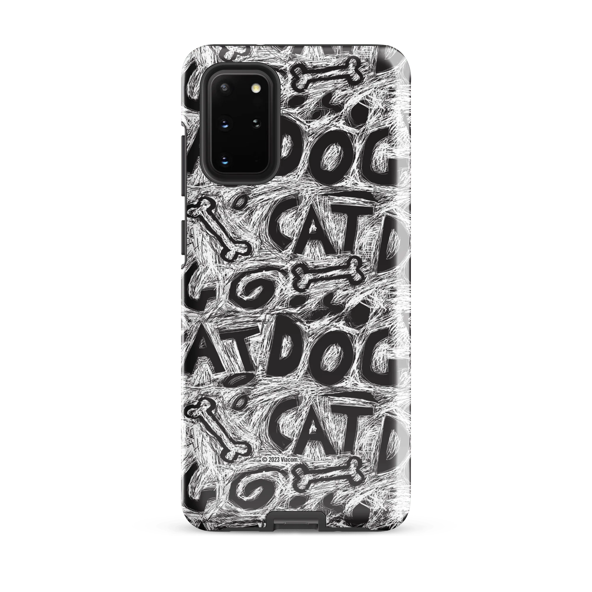CatDog Scratch Pattern Tough Phone Case - Samsung - Image 7