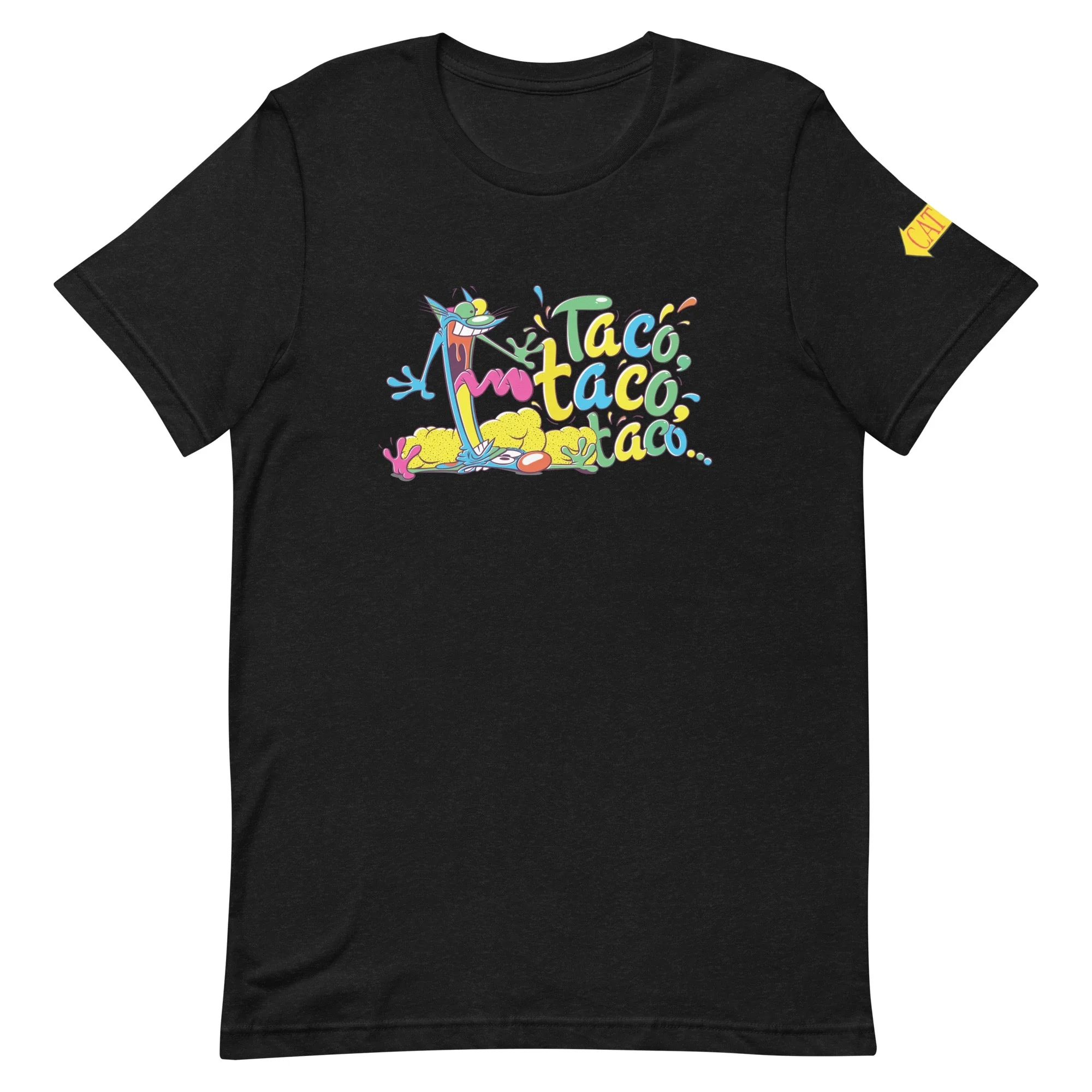 CatDog Taco Taco Taco Adult Short Sleeve T-Shirt - Image 4