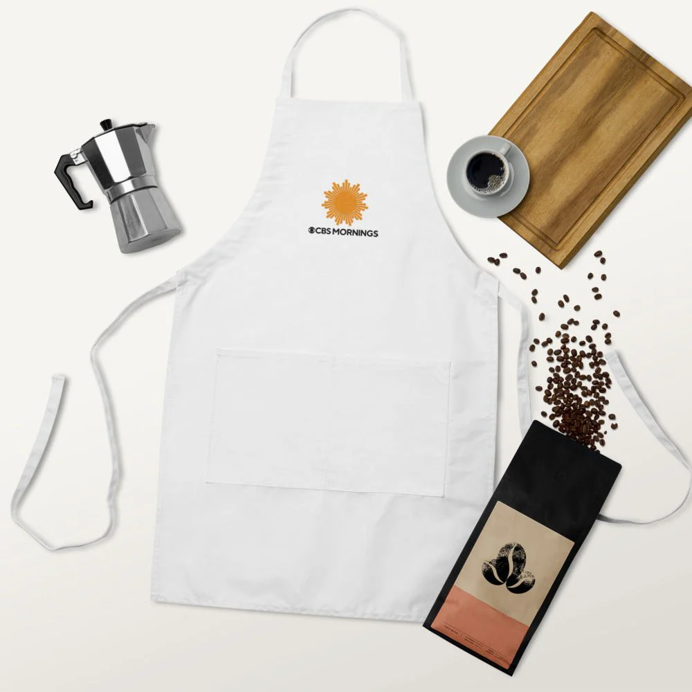 CBS Mornings Embroidered Apron - Image 6