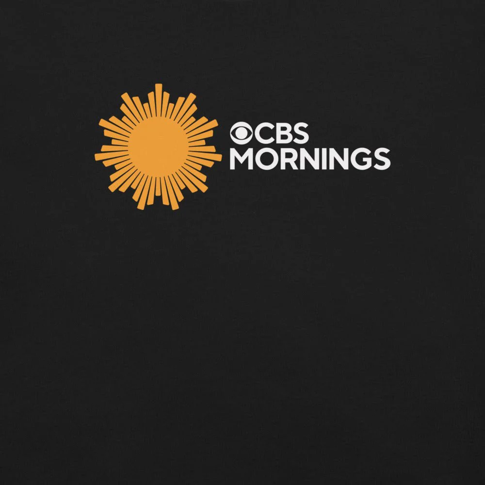 CBS Mornings Logo Adult Unisex T-Shirt - Image 2