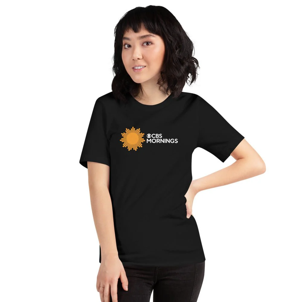 CBS Mornings Logo Adult Unisex T-Shirt - Image 3