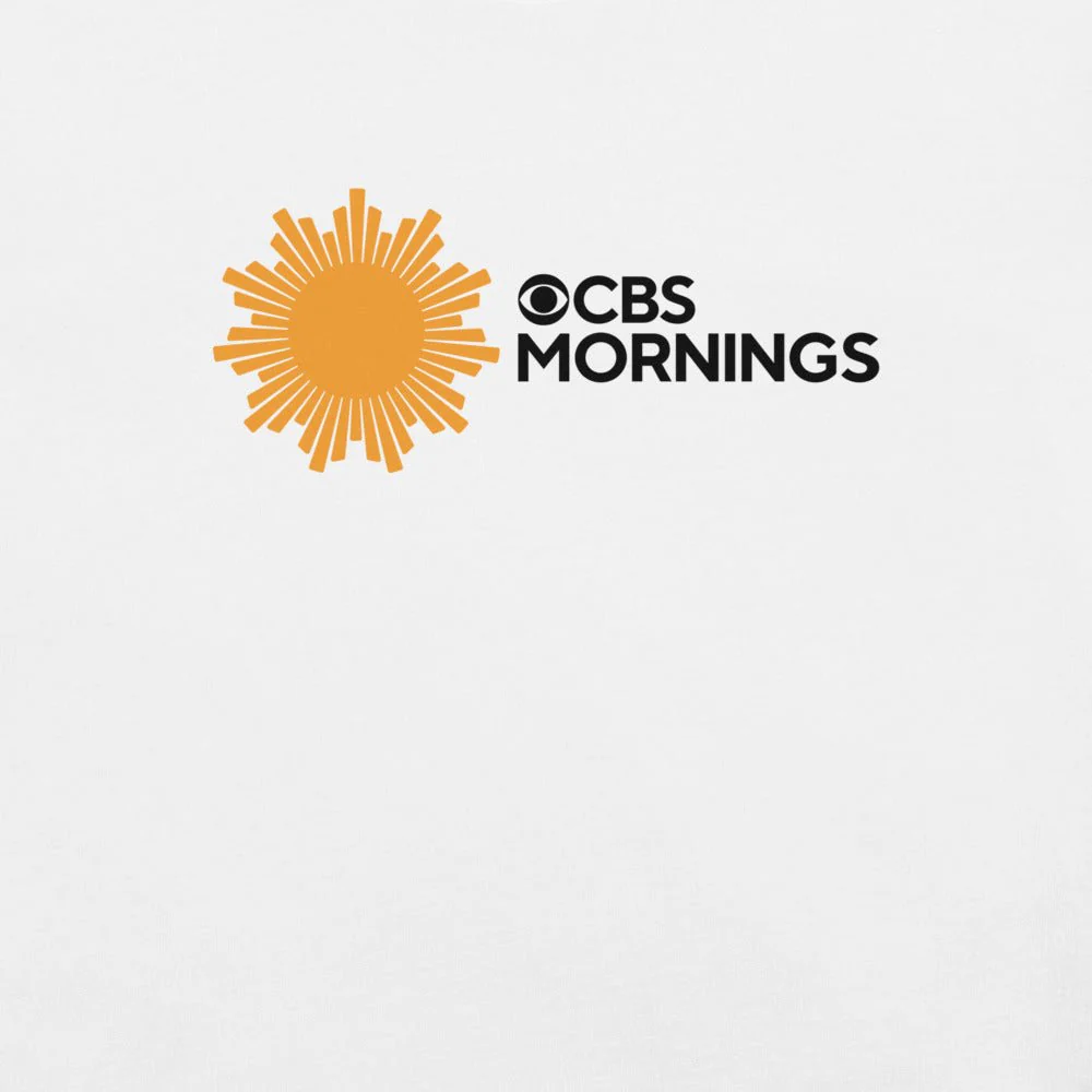 CBS Mornings Logo Adult Unisex T-Shirt - Image 7