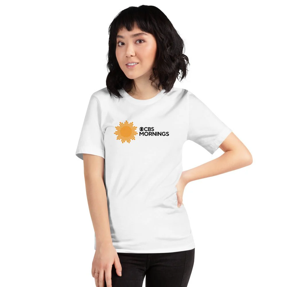 CBS Mornings Logo Adult Unisex T-Shirt - Image 8