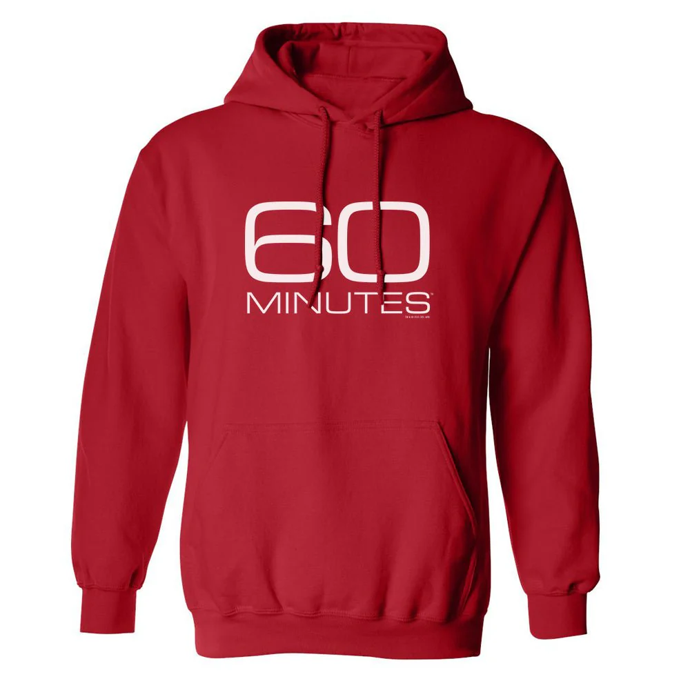 CBS News 60 Minutes Logo Fleece Hooded Sweatshirt - Image 2