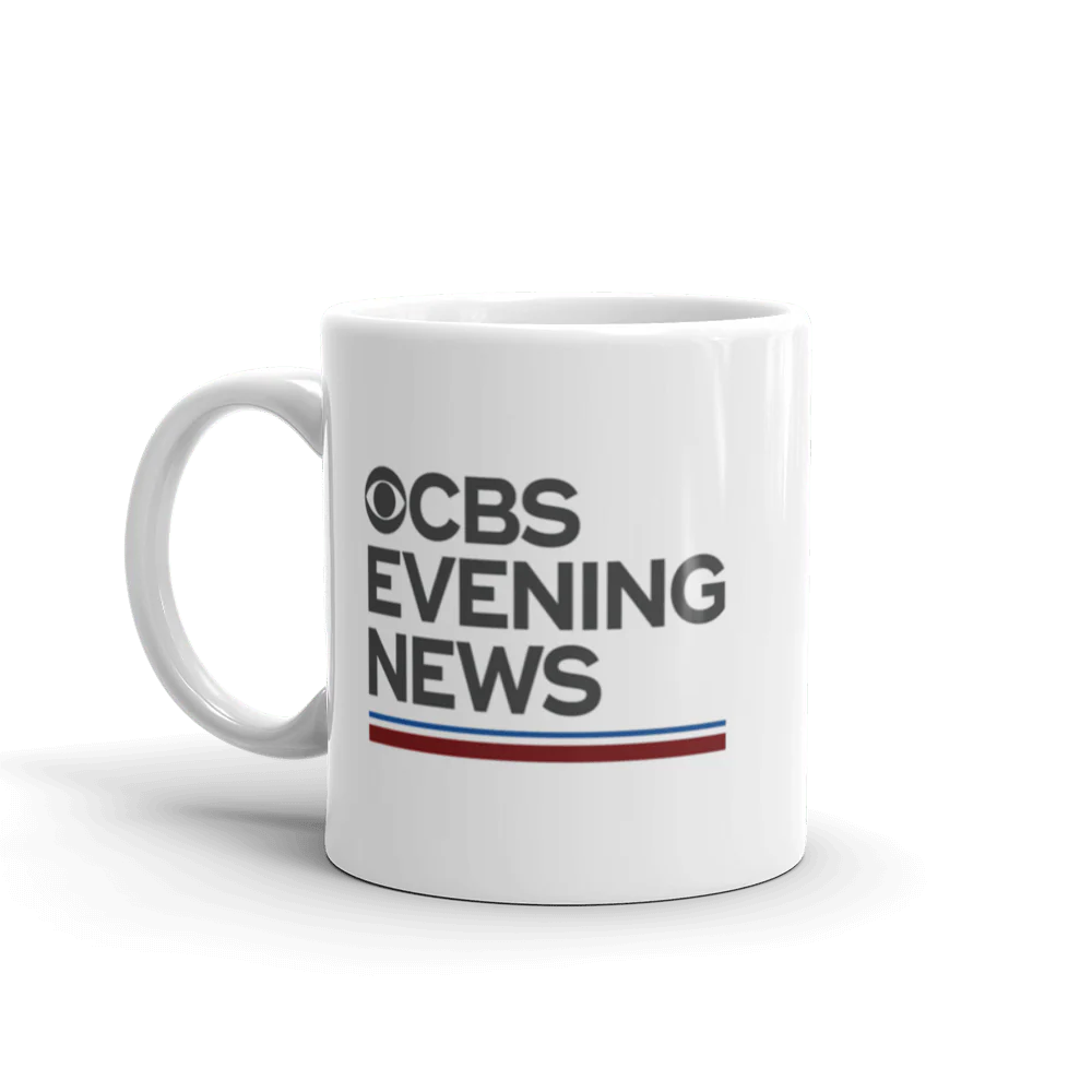 CBS News Evening News White Mug