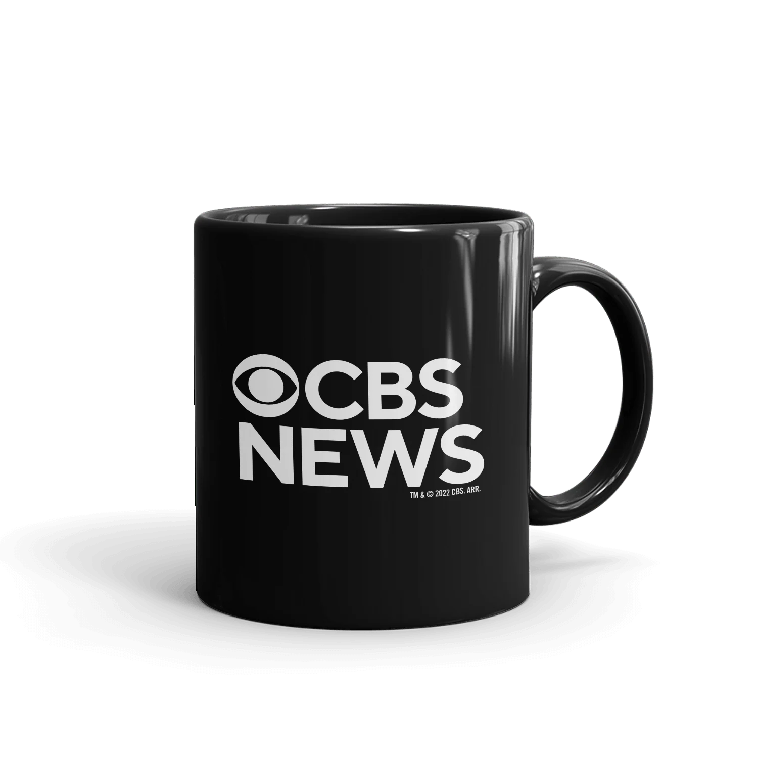 CBS News Logo Black Mug - Image 2