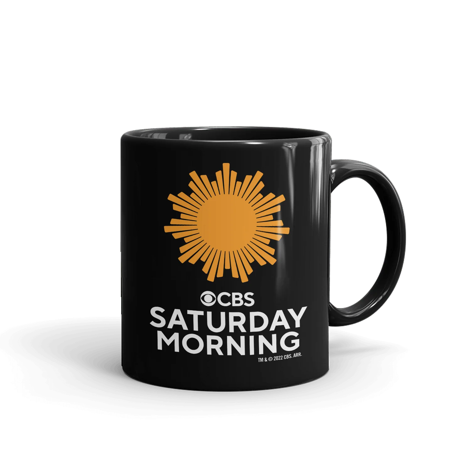CBS News Saturday Morning Black Mug