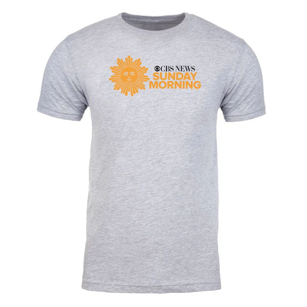 CBS News Sunday Morning Adult Short Sleeve T-Shirt - Image 2
