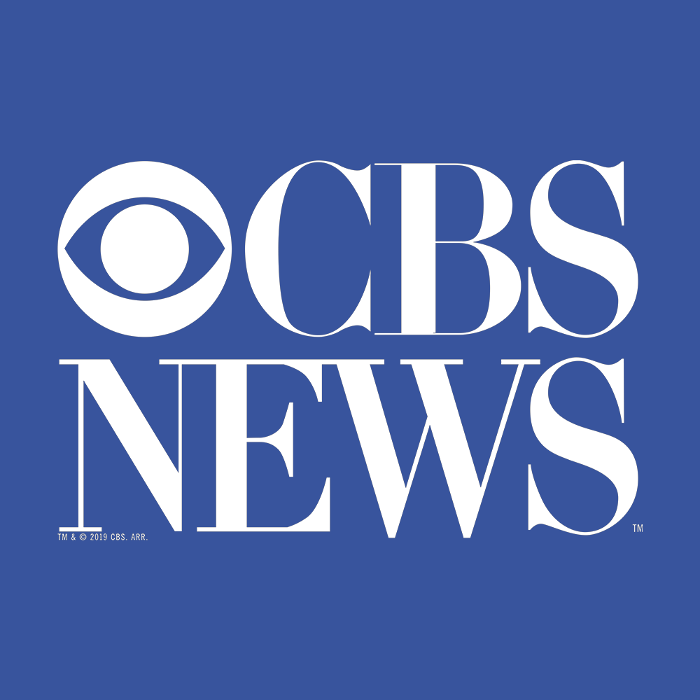 CBS News Vintage Logo Adult Long Sleeve T-Shirt - Image 4