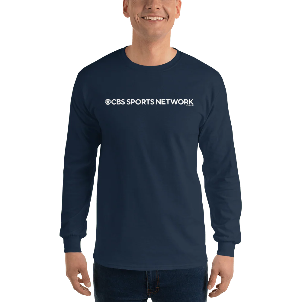 CBS Sports Network Logo Adult Long Sleeve T-Shirt - Image 2