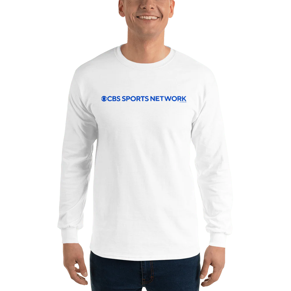 CBS Sports Network Logo Adult Long Sleeve T-Shirt - Image 3