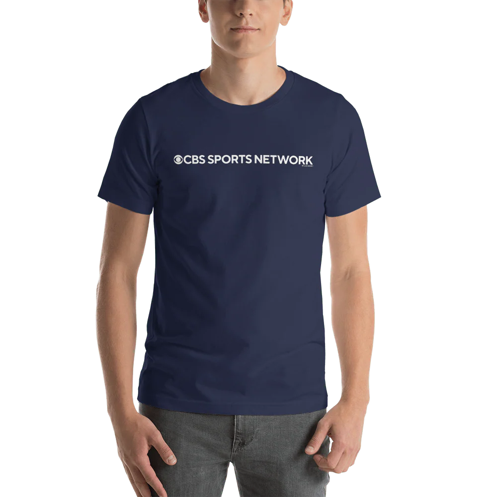 CBS Sports Network Logo Adult Short Sleeve T-Shirt - Image 3
