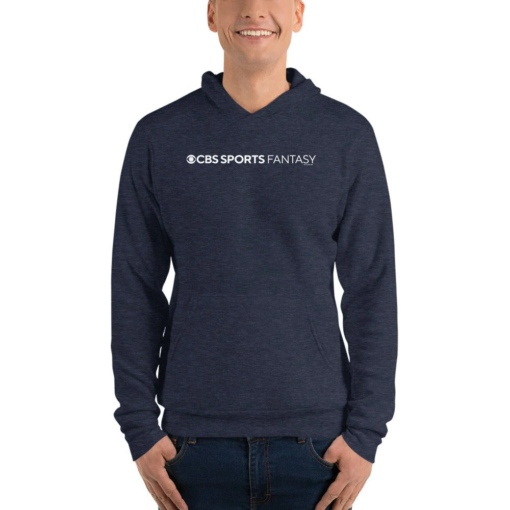 CBS Sports Fantasy Logo Adult Fleece Hooded Sweatshirt - Image 2