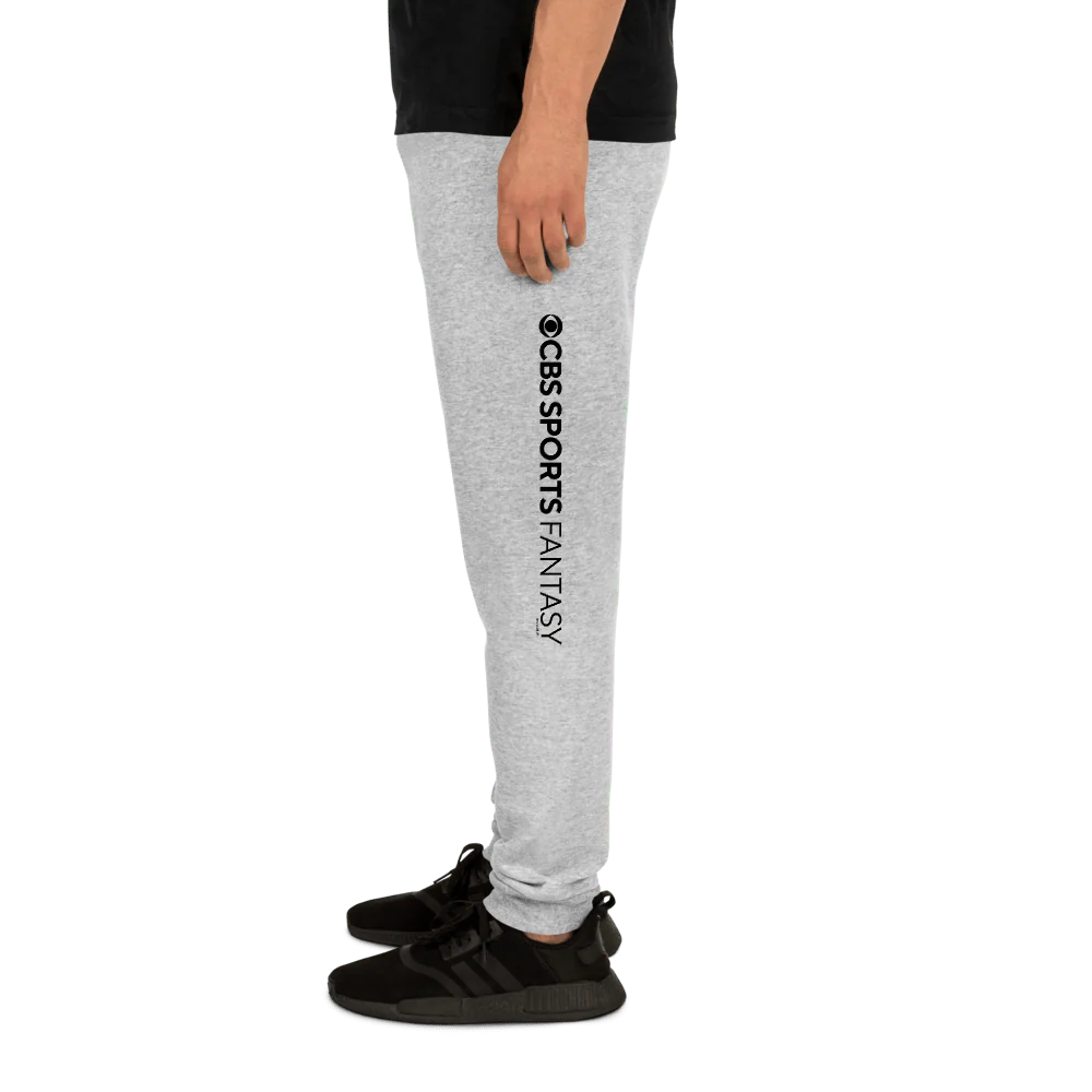 CBS Sports Fantasy Logo Adult Fleece Joggers - Image 3