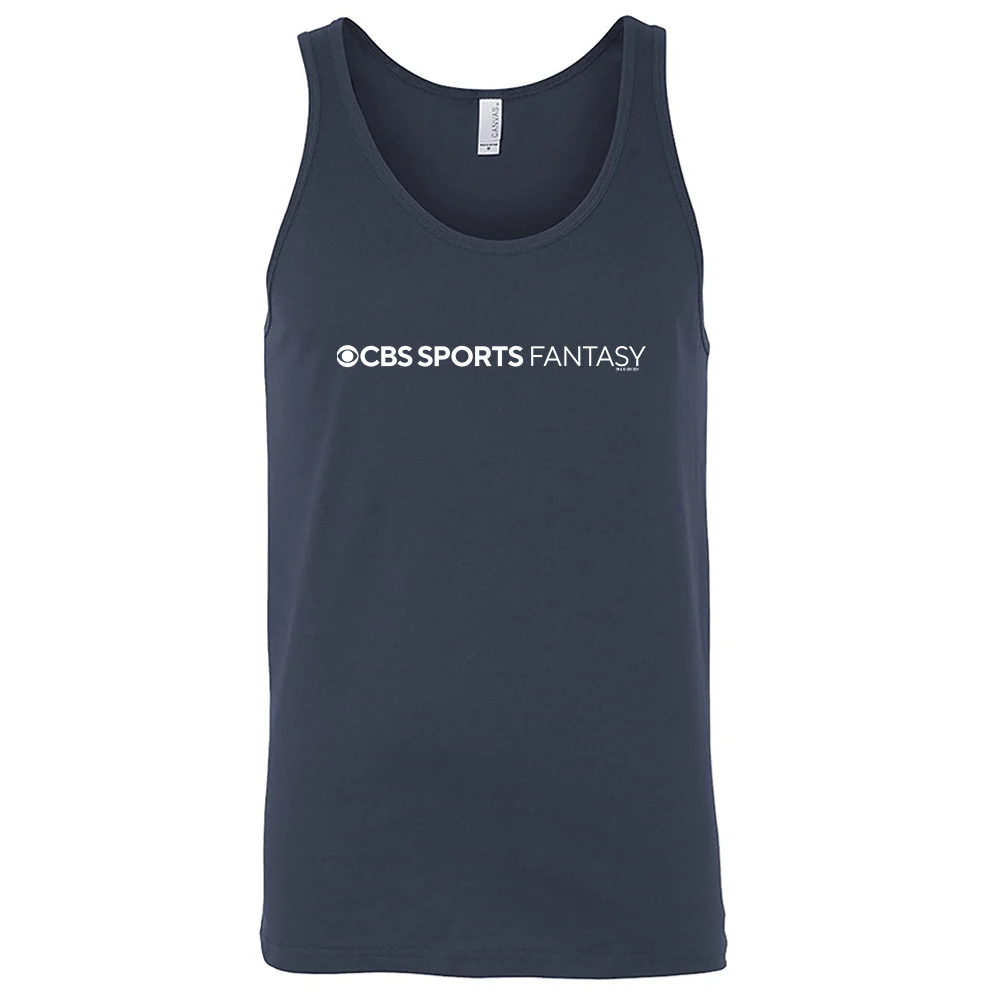 CBS Sports Fantasy Logo Adult Tank Top - Image 2
