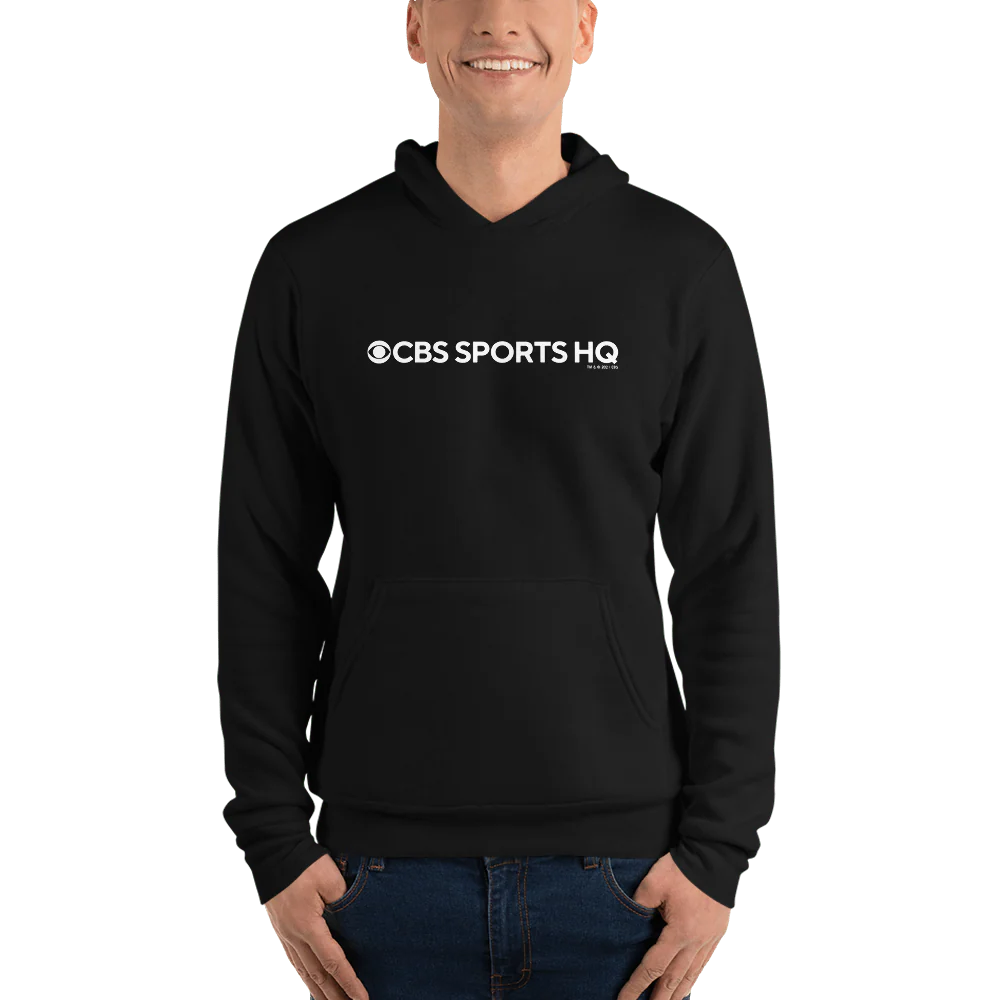 CBS Sports HQ Logo Adult Fleece Hooded Sweatshirt